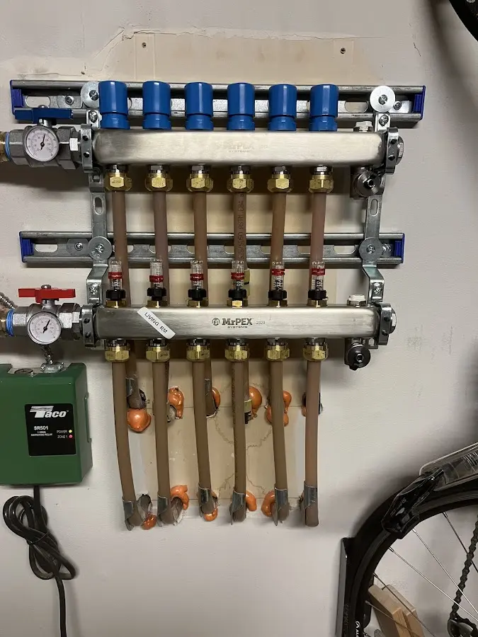 Plumber performing Leak Detection at a residential property in Warr Acres